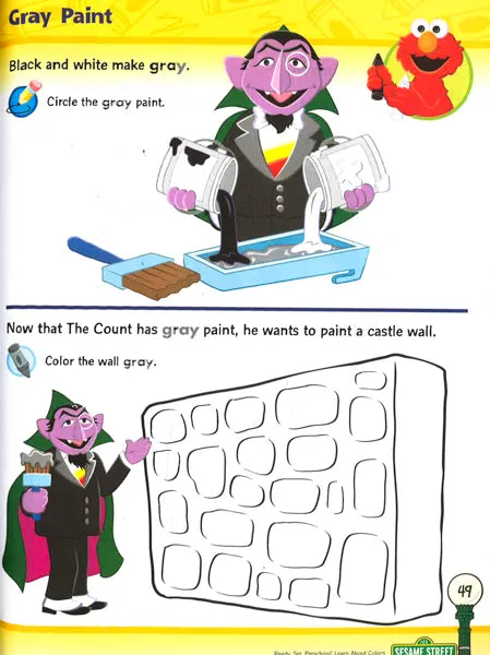 123 Sesame Street: Ready, Set, Preschool! Workbook