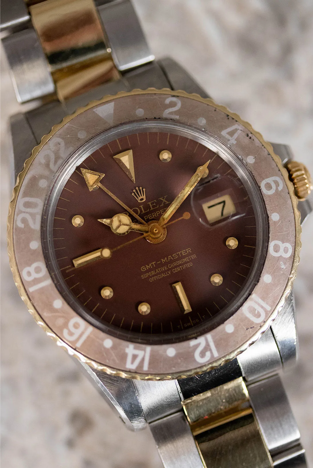 1971 Rolex GMT Master 1675/3 Nipple Dial