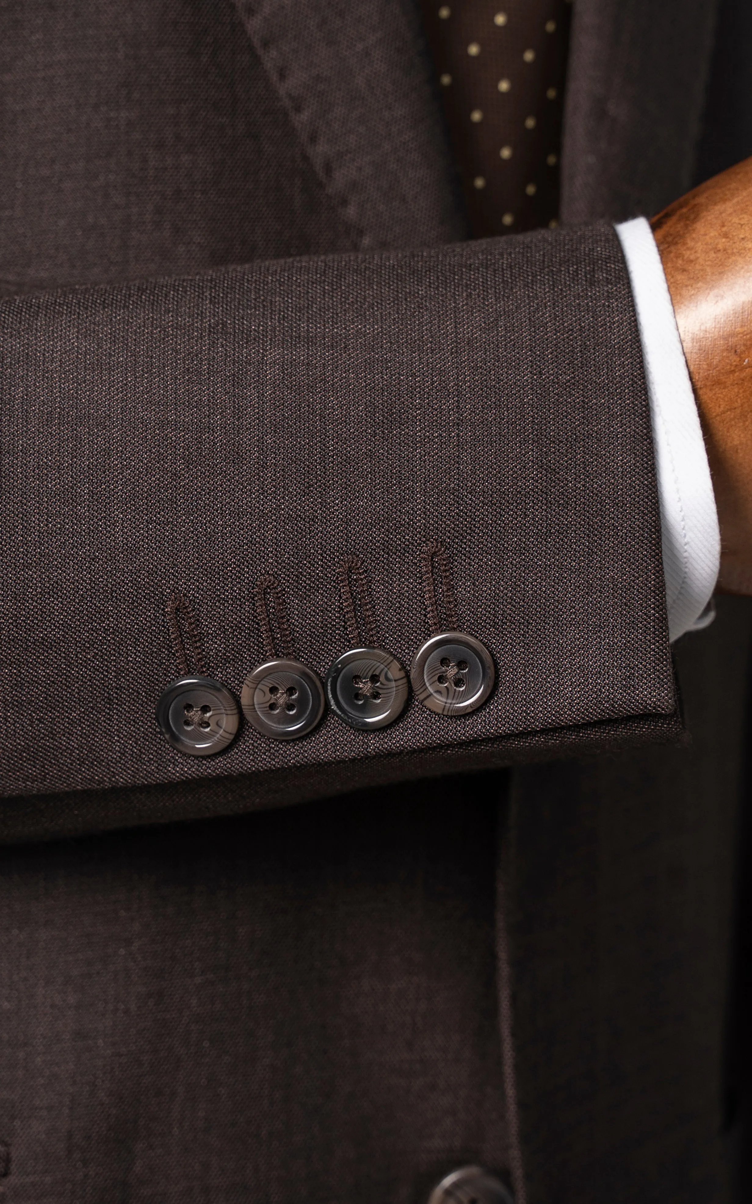 2 PIECE SUIT BROWN