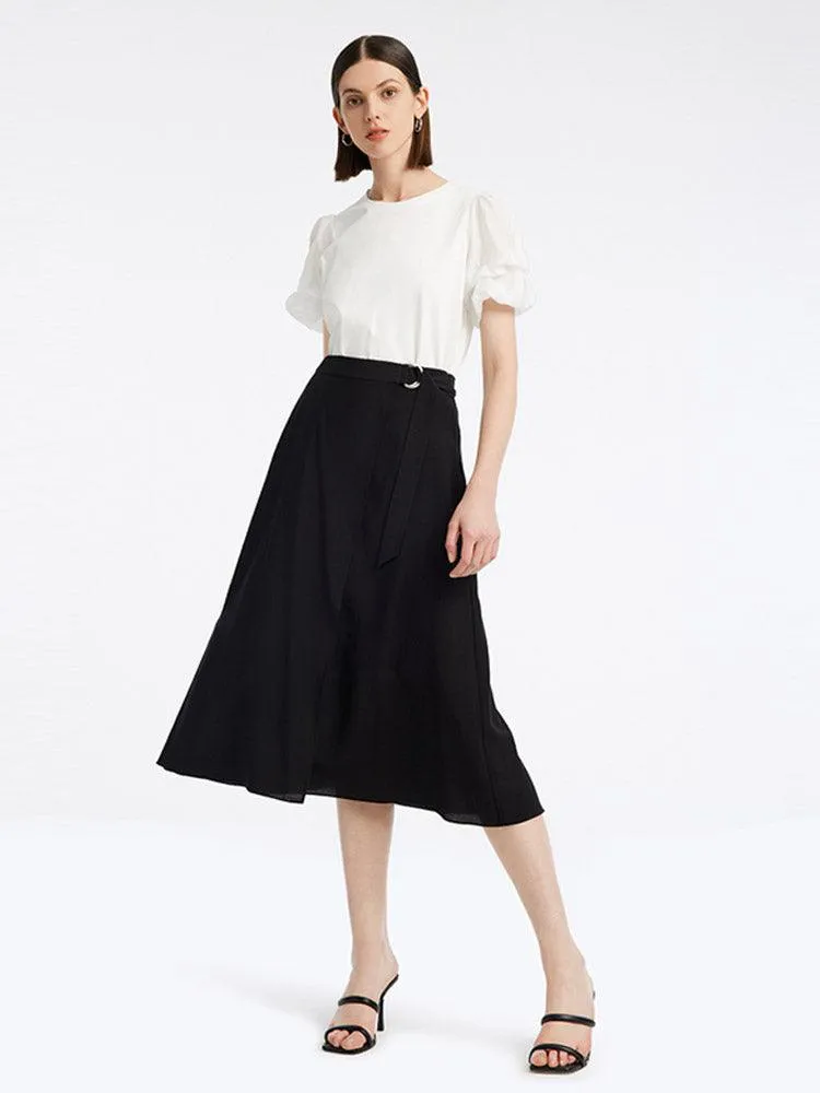 Acetate A-line Skirt
