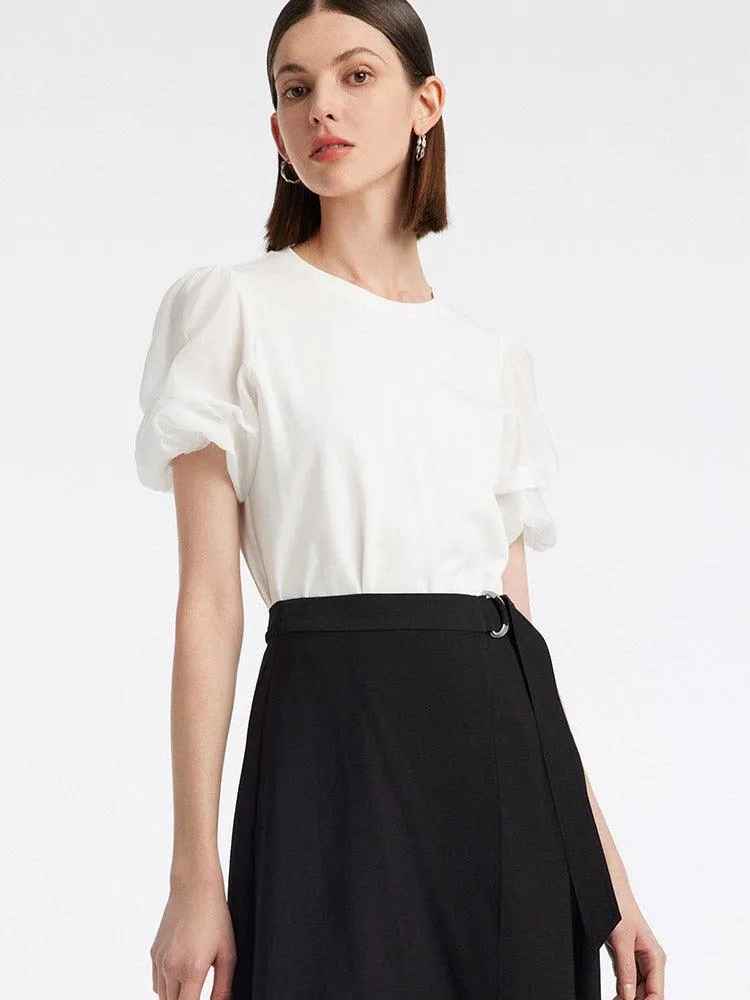 Acetate A-line Skirt