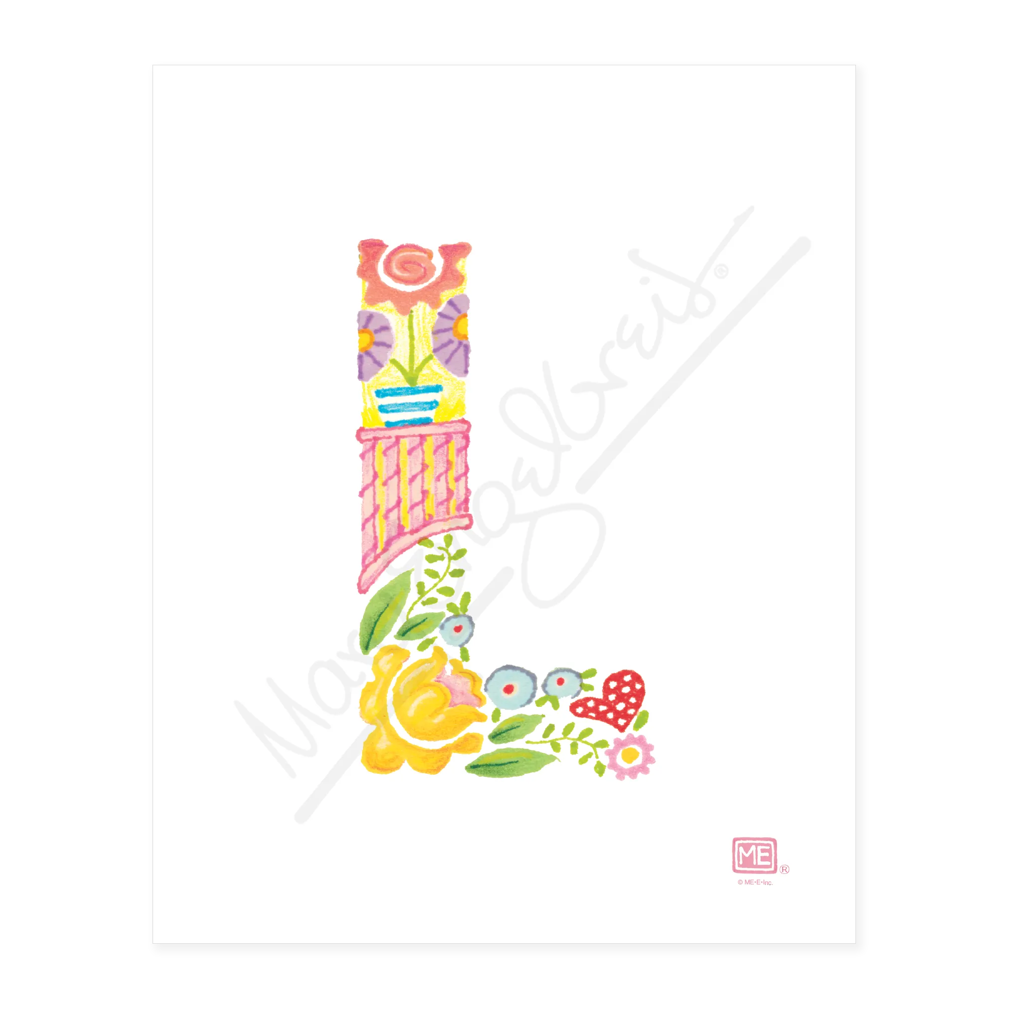 Alphabet Garden Letter L Small Print