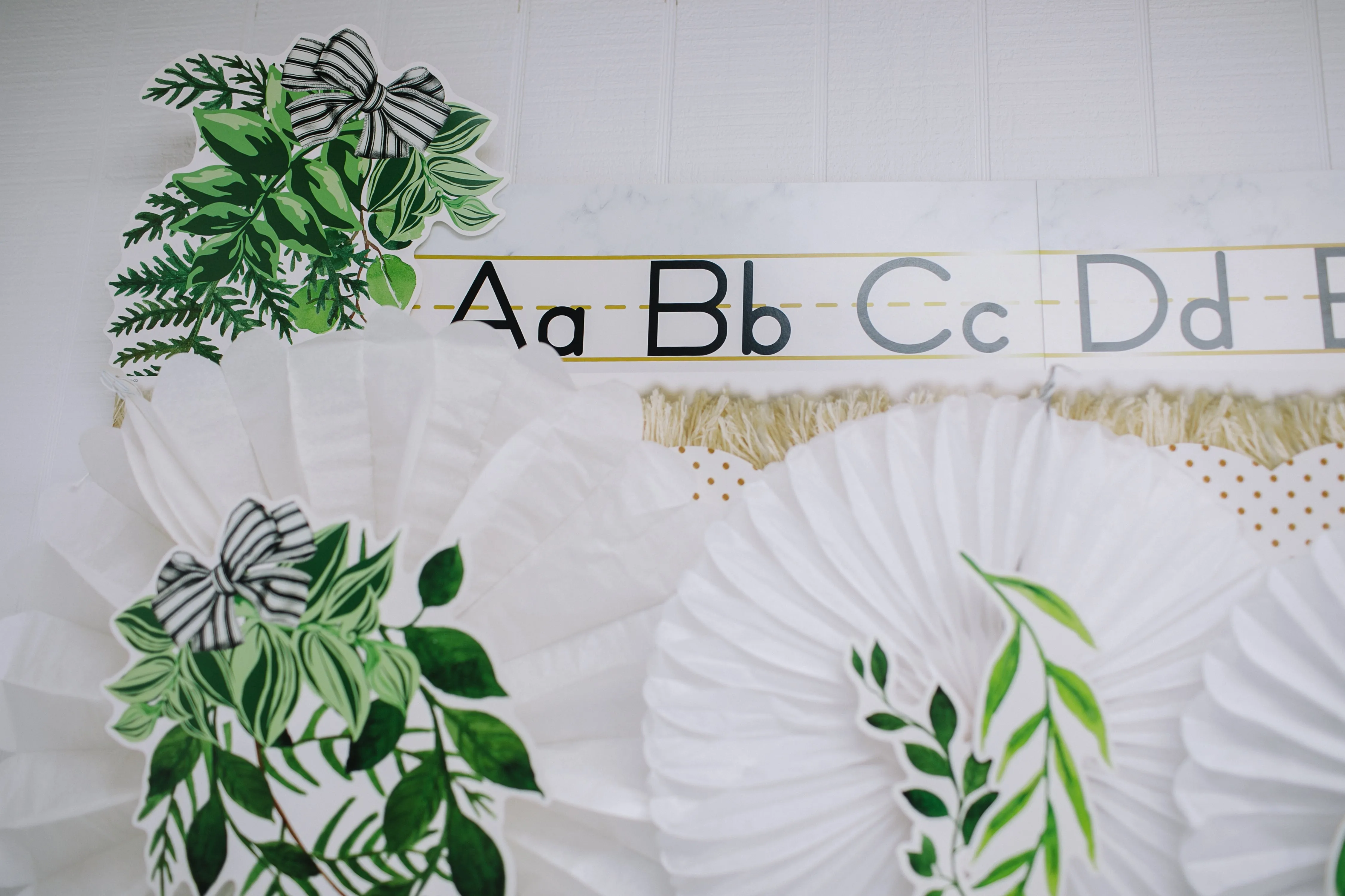 Alphabet Line: Manuscript Mini Bulletin Board Set | Simply Boho | UPRINT | Schoolgirl Style
