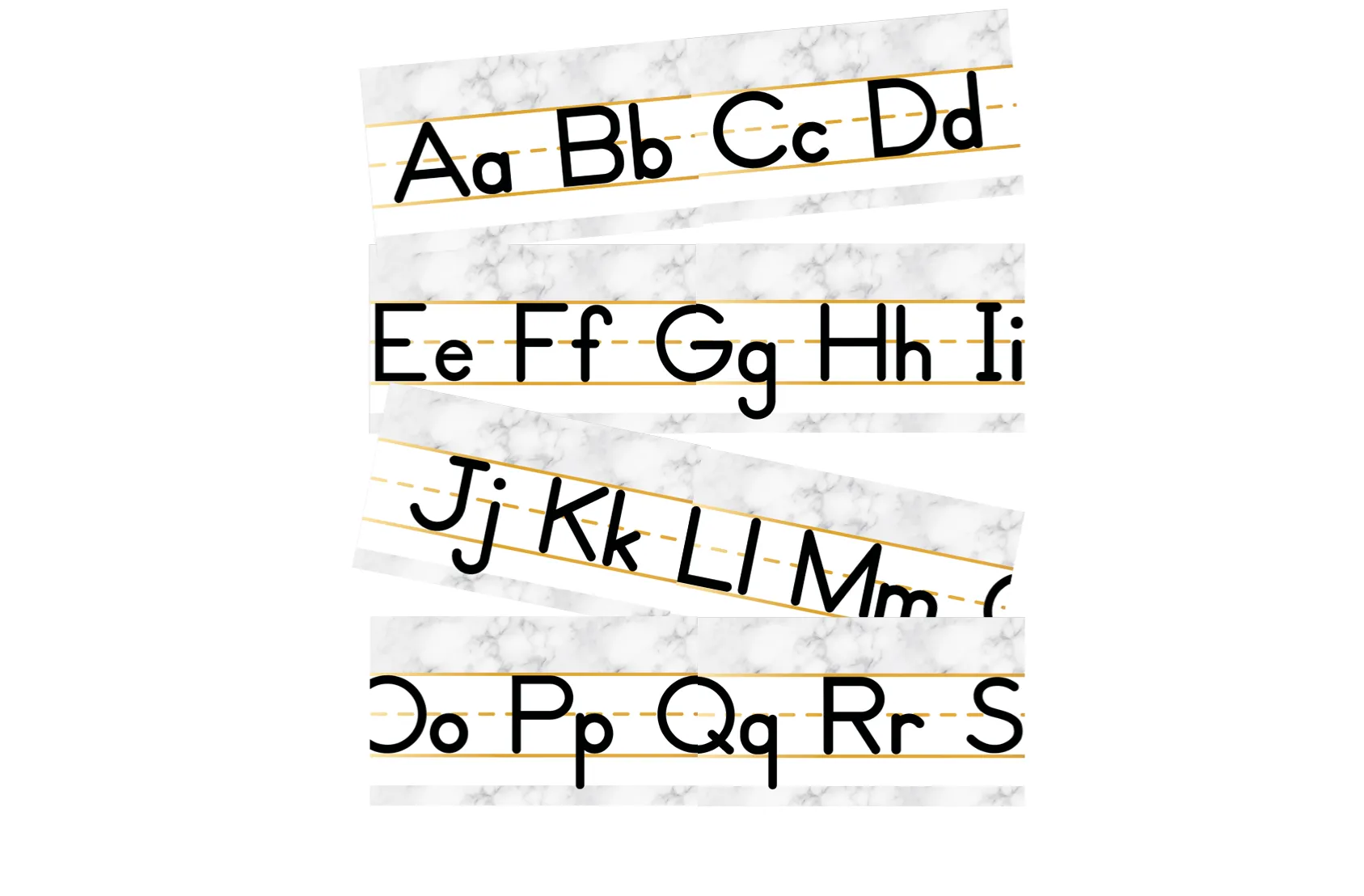Alphabet Line: Manuscript Mini Bulletin Board Set | Simply Boho | UPRINT | Schoolgirl Style