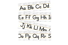 Alphabet Line: Manuscript Mini Bulletin Board Set | Simply Boho | UPRINT | Schoolgirl Style