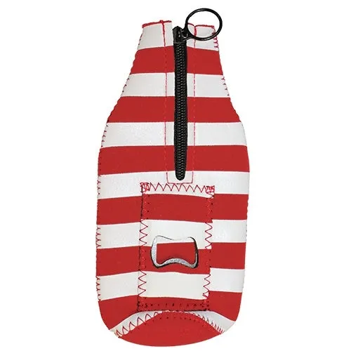 American Flag Bottle Koozie With Bottle Opener