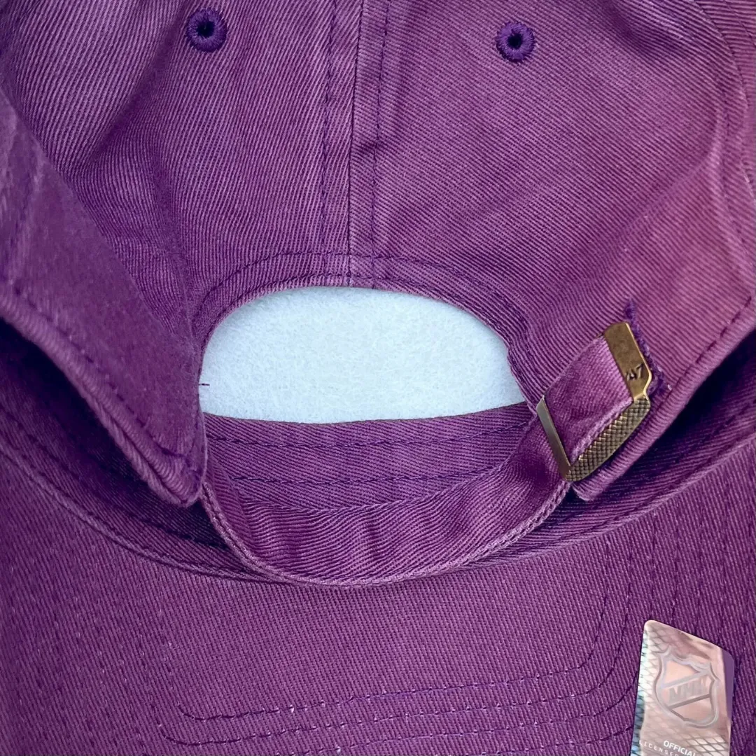 Anaheim Ducks NHL Alt. Clean Up Cap (Rustic Purple)