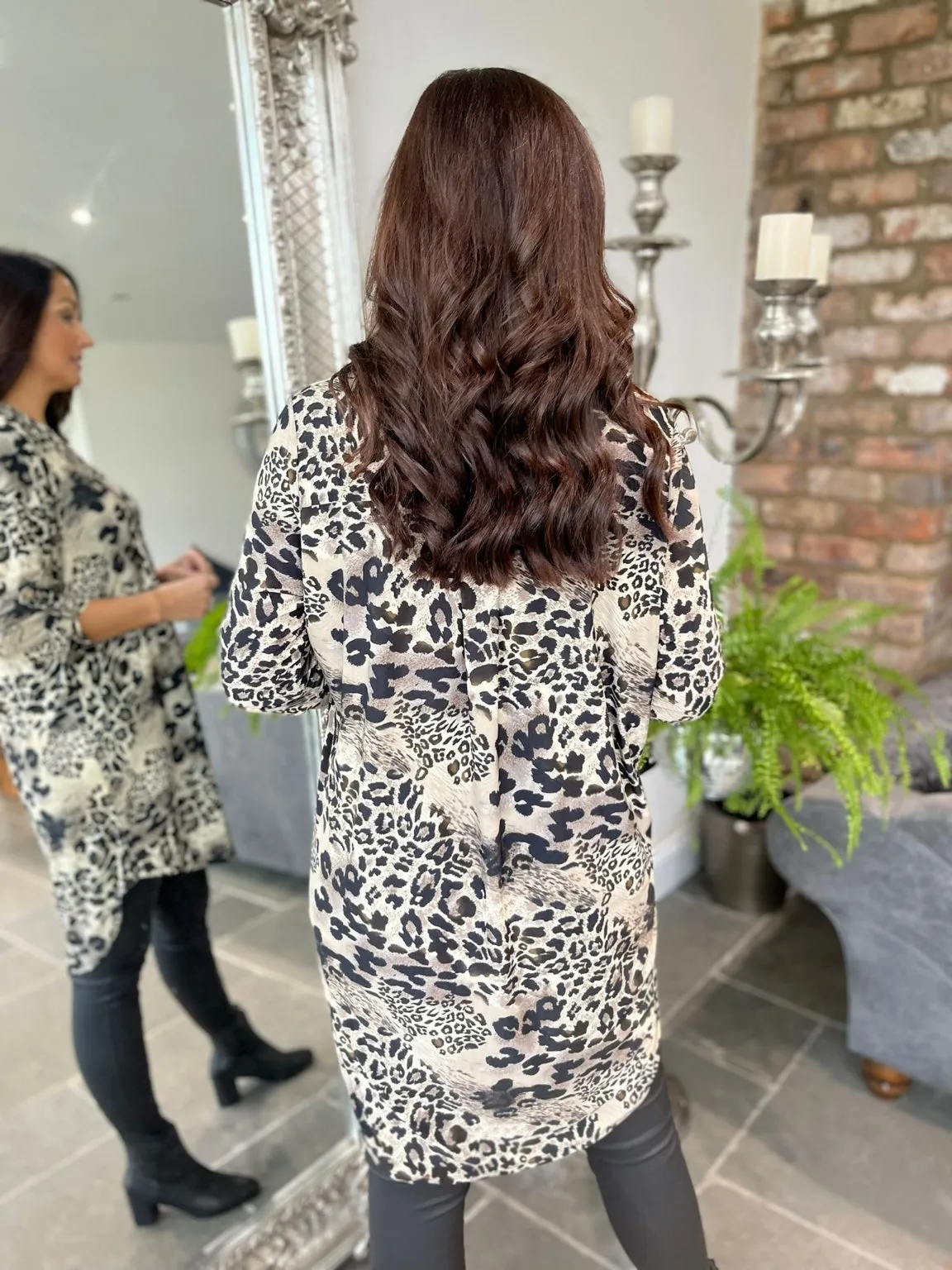 Animal V Neck Tunic Anita