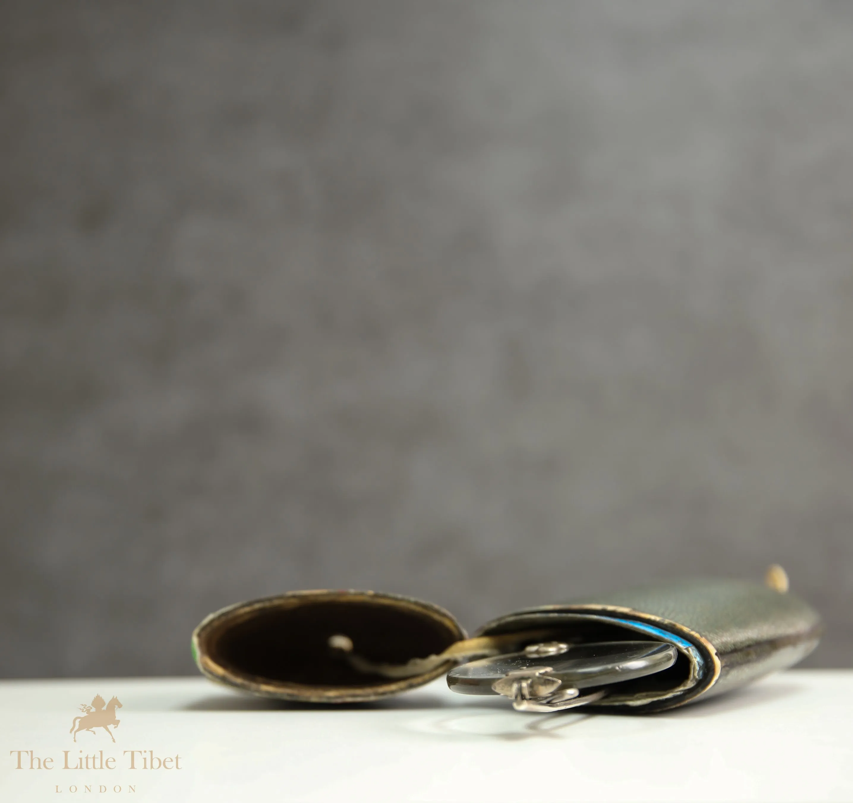 Antique Eyeglasses with Shagreen Case, Circa 1900