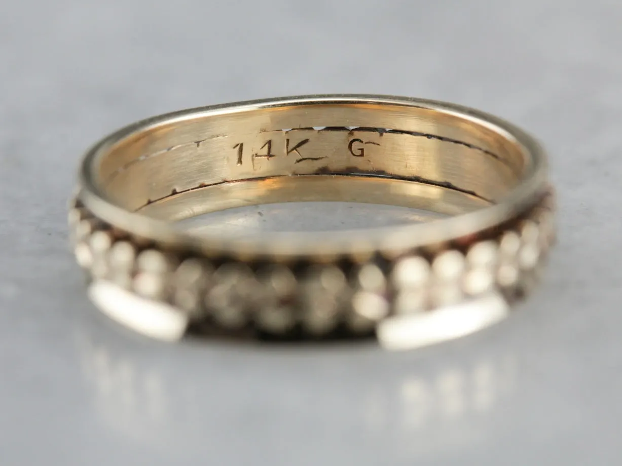 Antique Floral Pattern Band