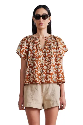 Apiece Apart Patricia Flutter Sleeve Top