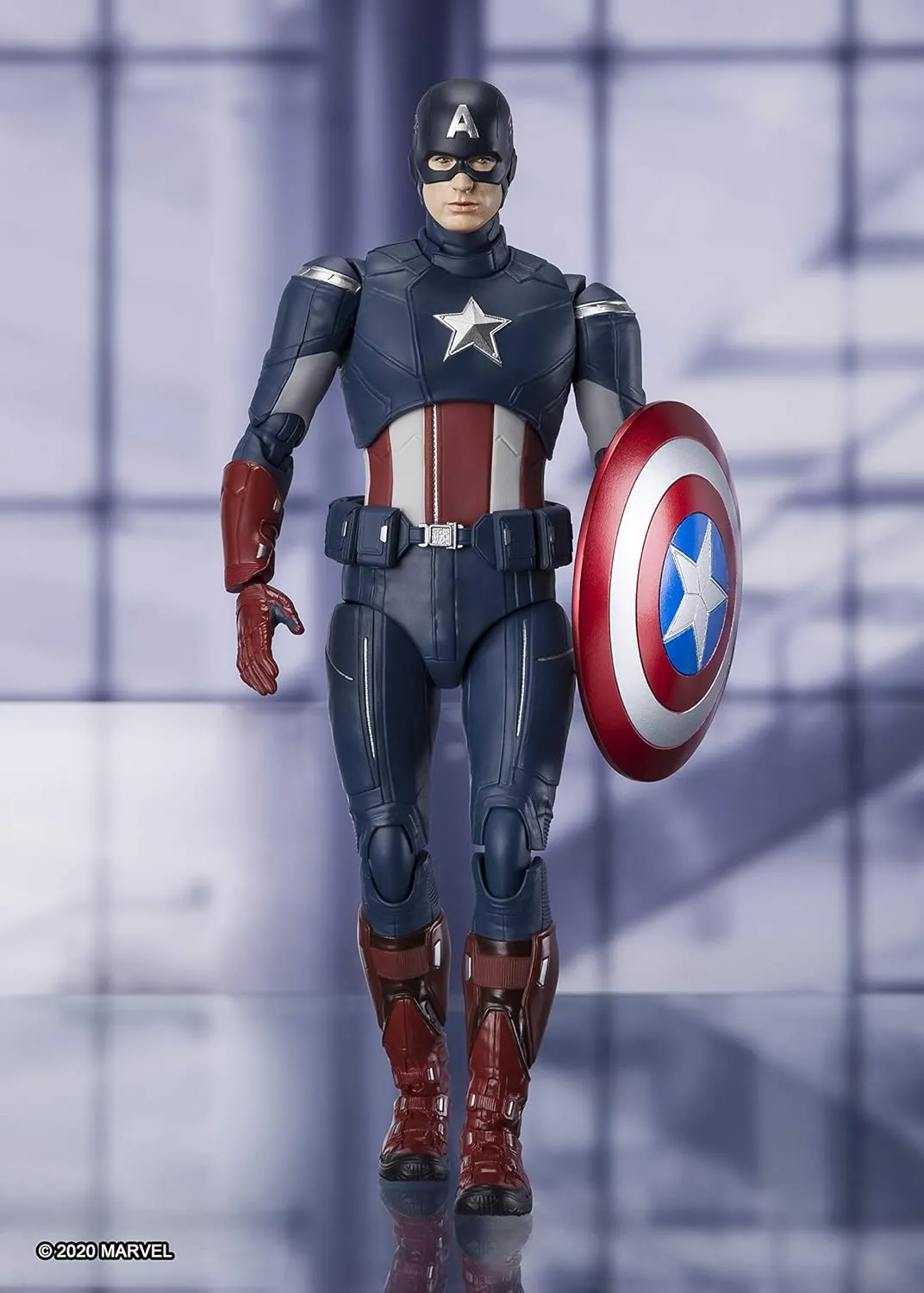 Avengers Endgame Captain America Cap VS Cap Edition BandaiTamashii Nations S H Figuarts Blue