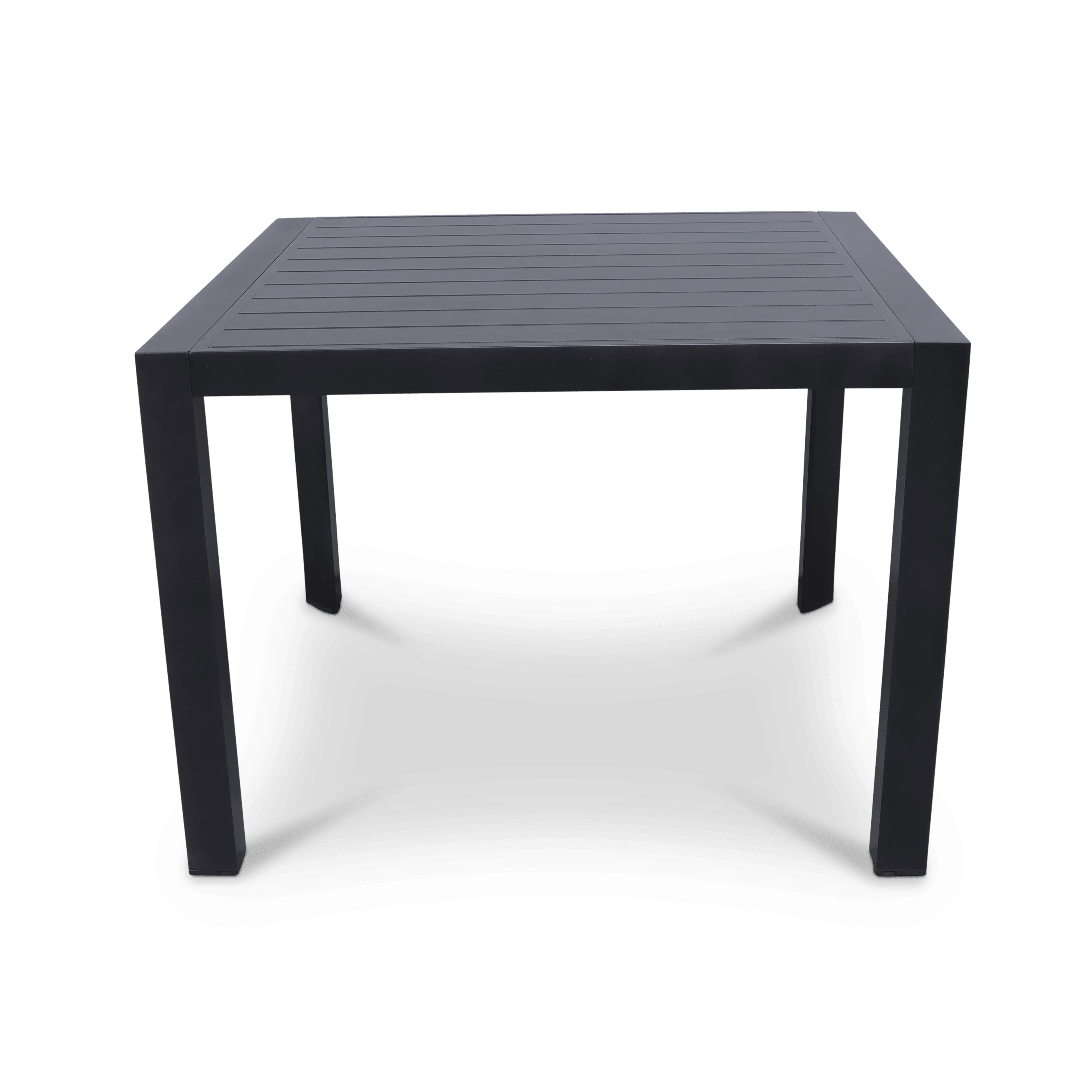 Bahamas Square 5 Piece Outdoor Setting in Gunmetal with Aluminium Chairs
