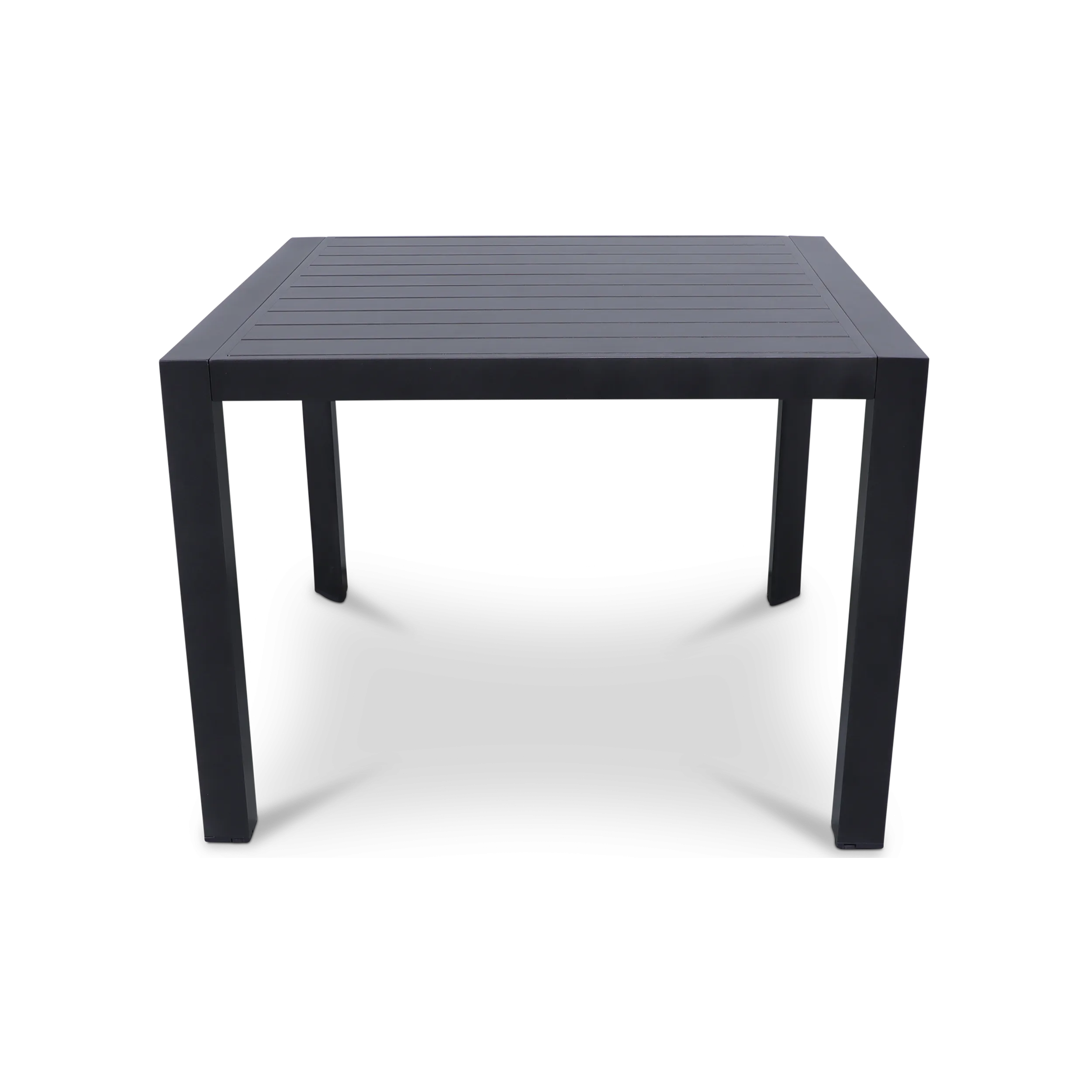 Bahamas Square 5 Piece Outdoor Setting in Gunmetal with Aluminium Chairs