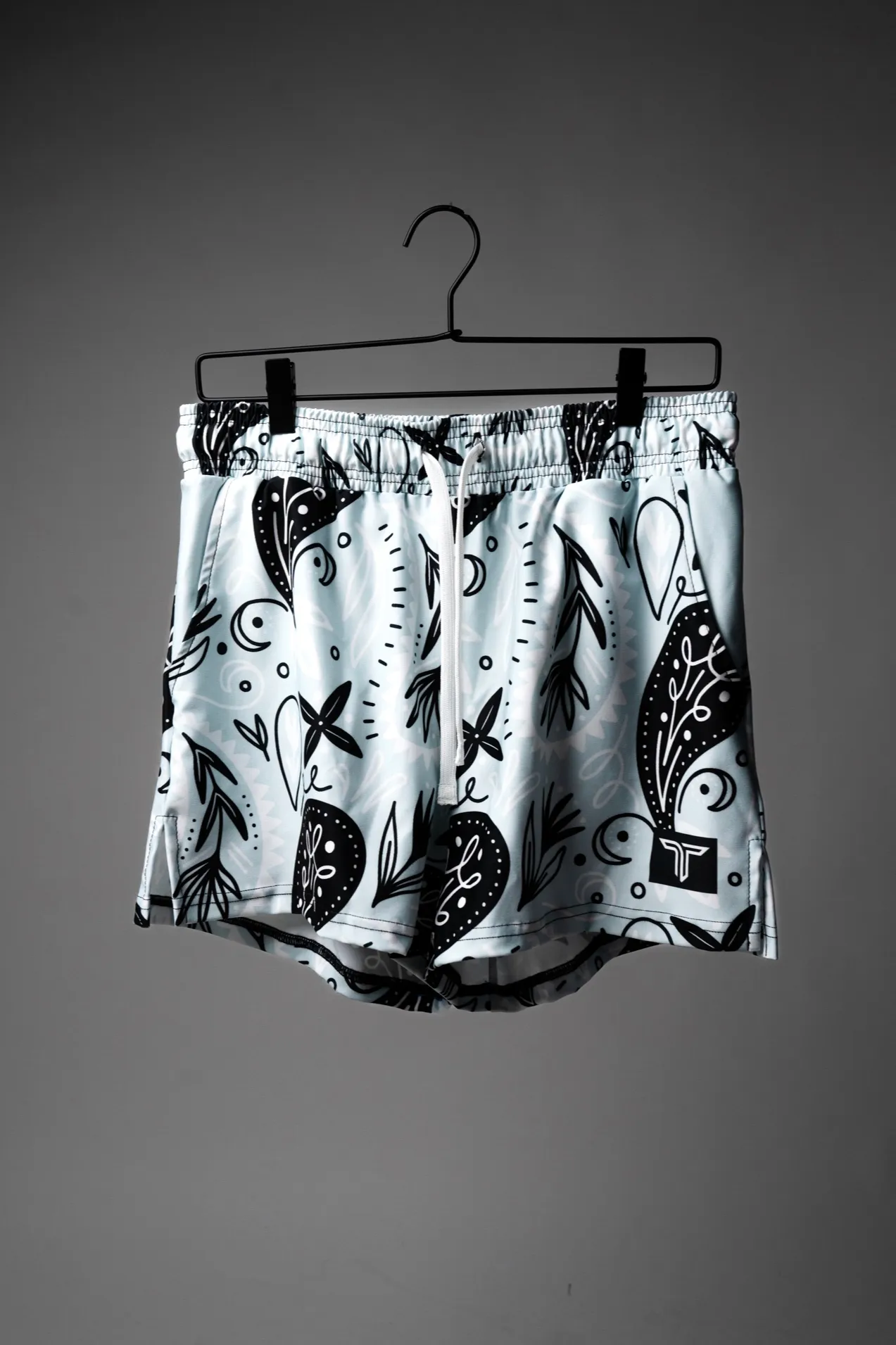 Bandana Gym Shorts (5” & 7" Inseam) - Ice