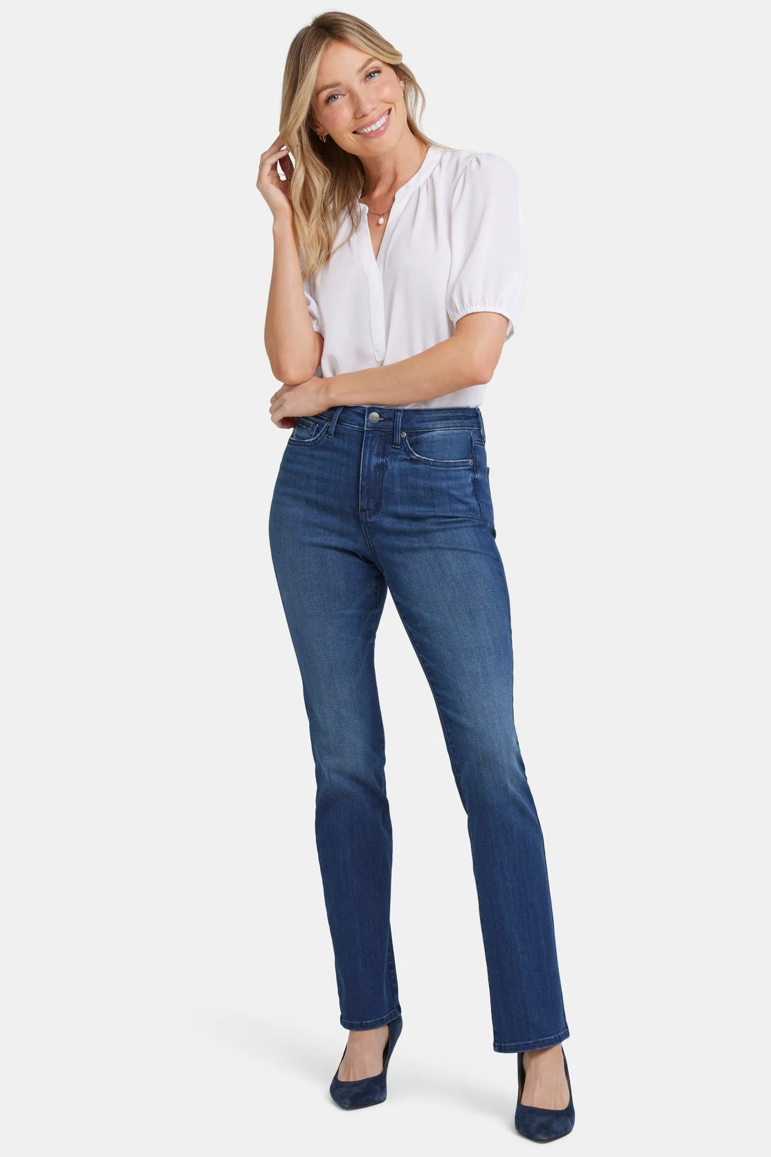 Billie Mini Bootcut Jeans - Moonlight