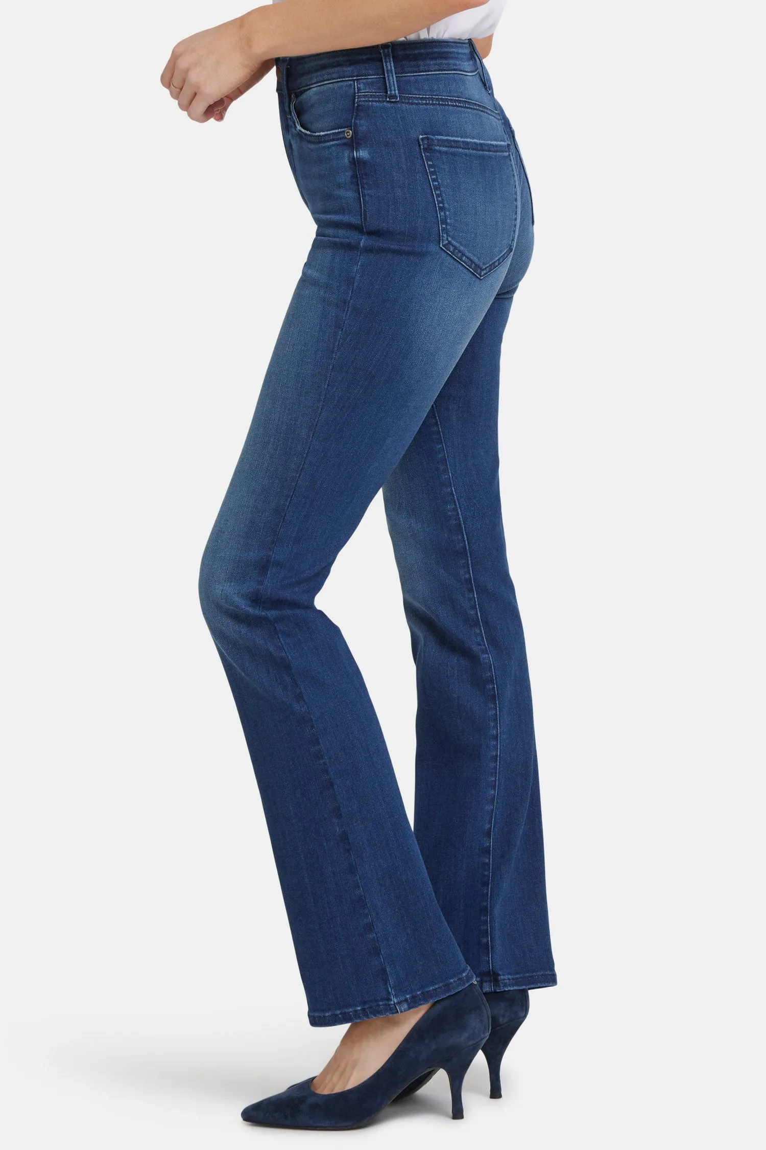Billie Mini Bootcut Jeans - Moonlight