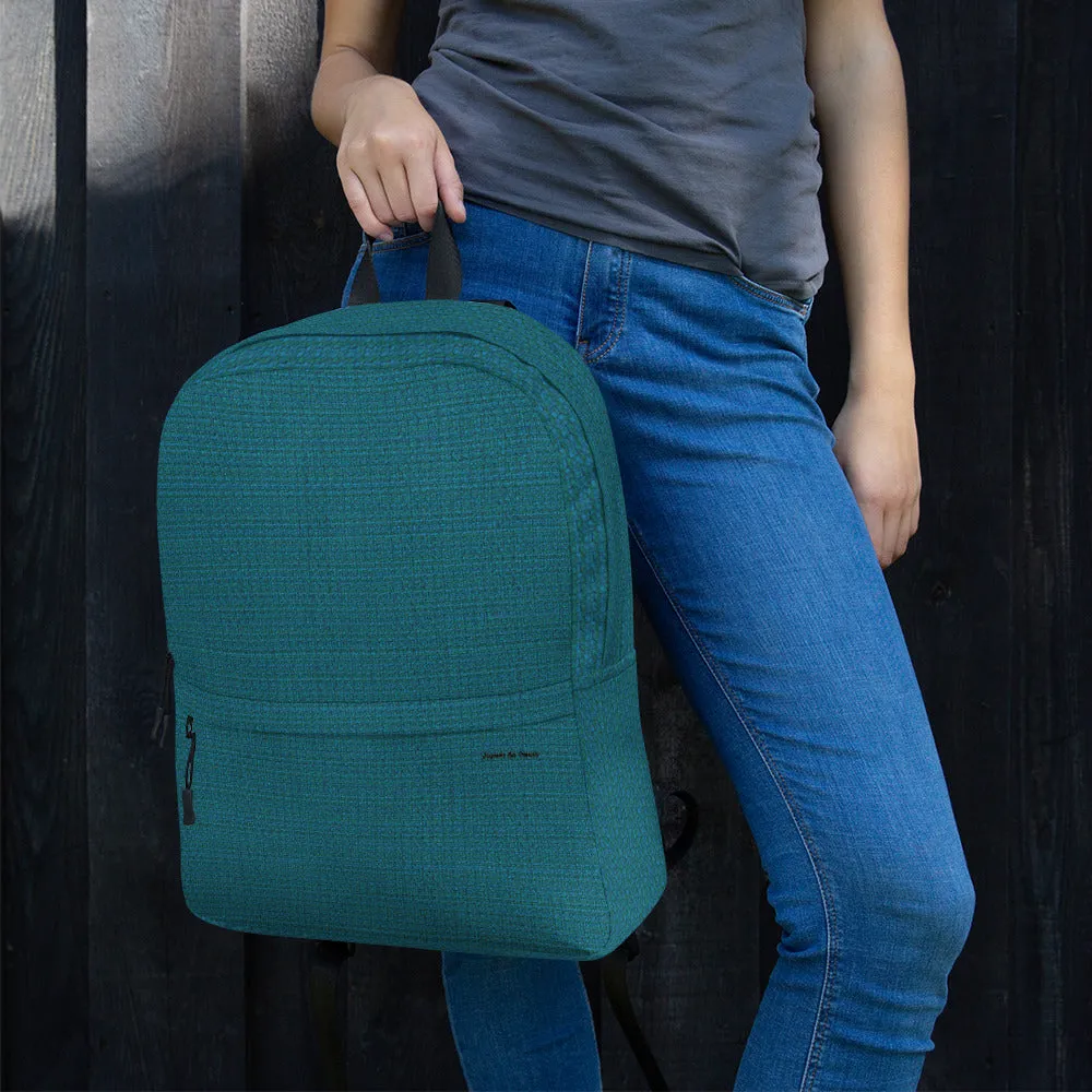 Black Square Spiral Blue Green Leaves Backpack Kids Girls Women Athleisure Athletic styles