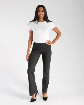 Boot-Cut | Classic Dress Pant Yoga Pants (Charcoal)