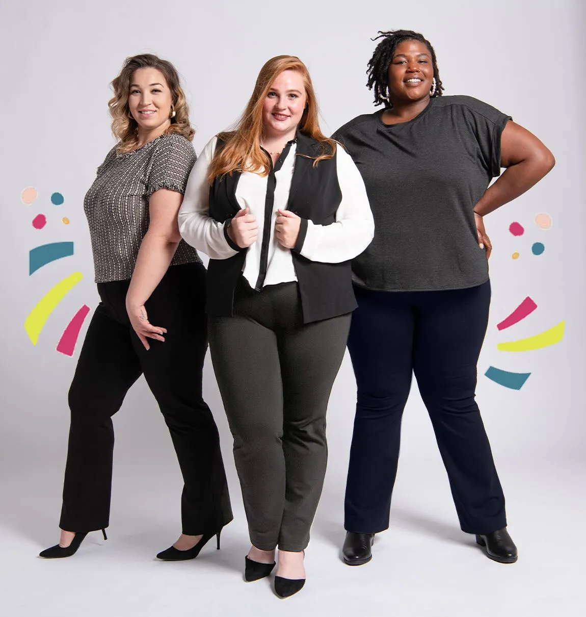 Boot-Cut | Classic Dress Pant Yoga Pants (Navy)