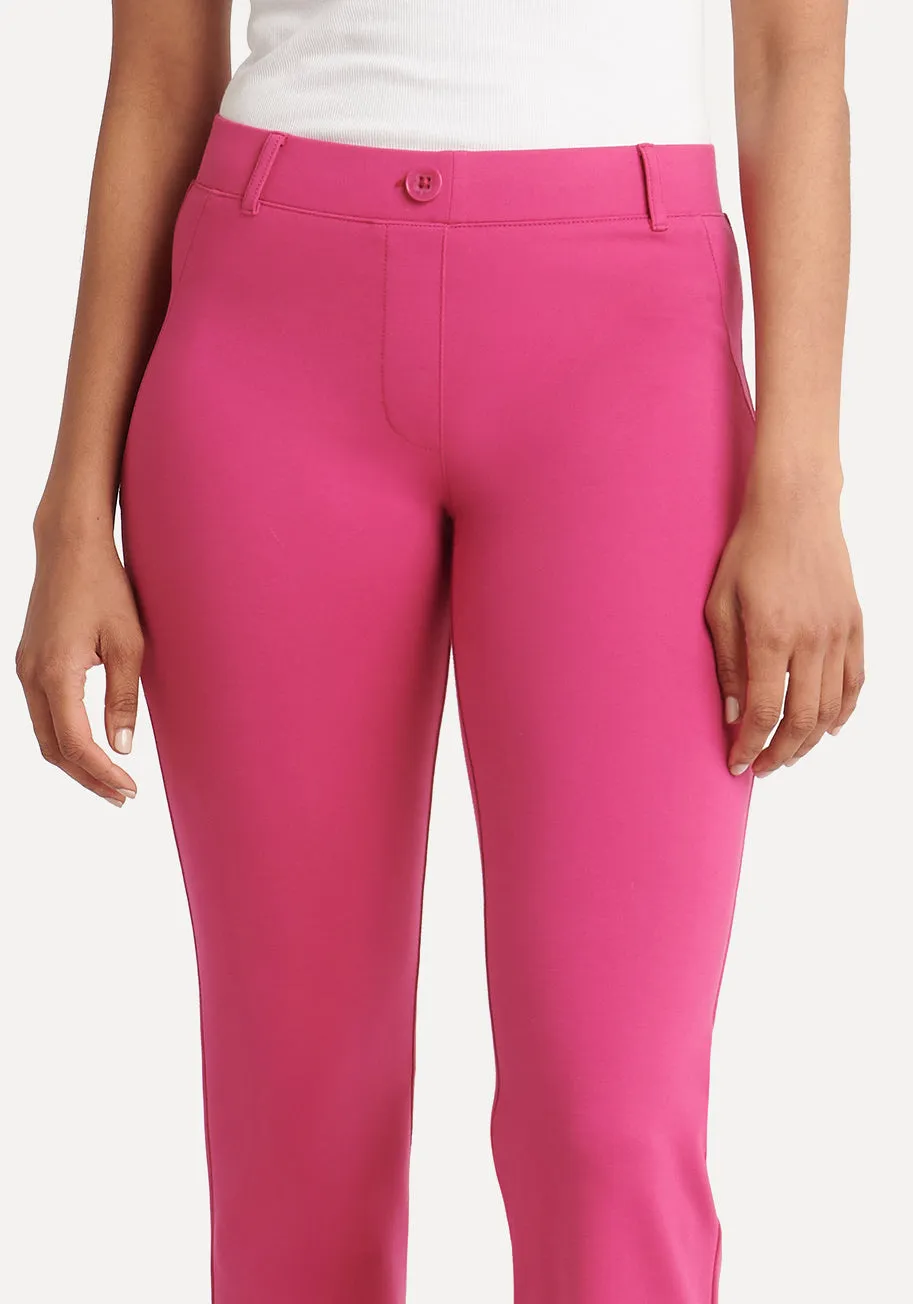 Boot Cut | Two-Pocket Dress Pant Yoga Pants (Cactus Flower)