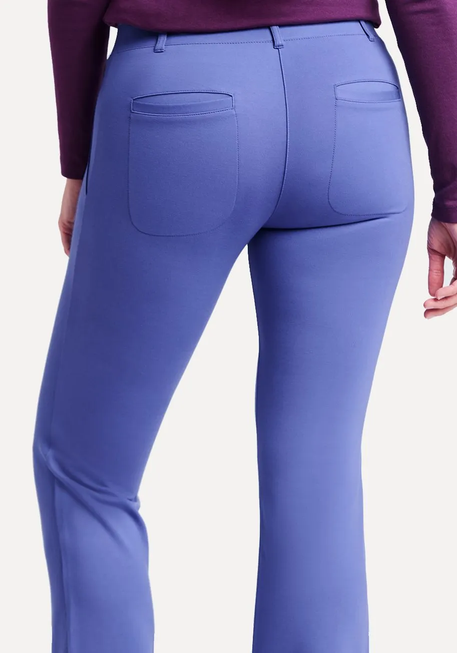 Boot Cut | Two-Pocket Dress's Pant Yoga"s Pants`s (Blue Iris)
