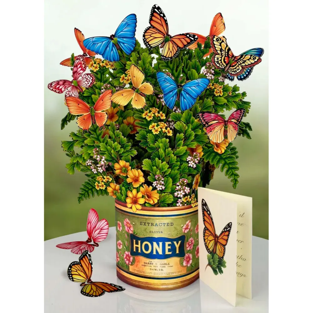Butterflies & Buttercups Pop-Up Greeting Card