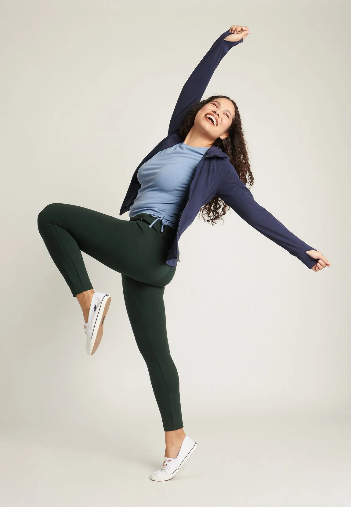 Cairo Dress Pant Yoga Pants (Scarab)