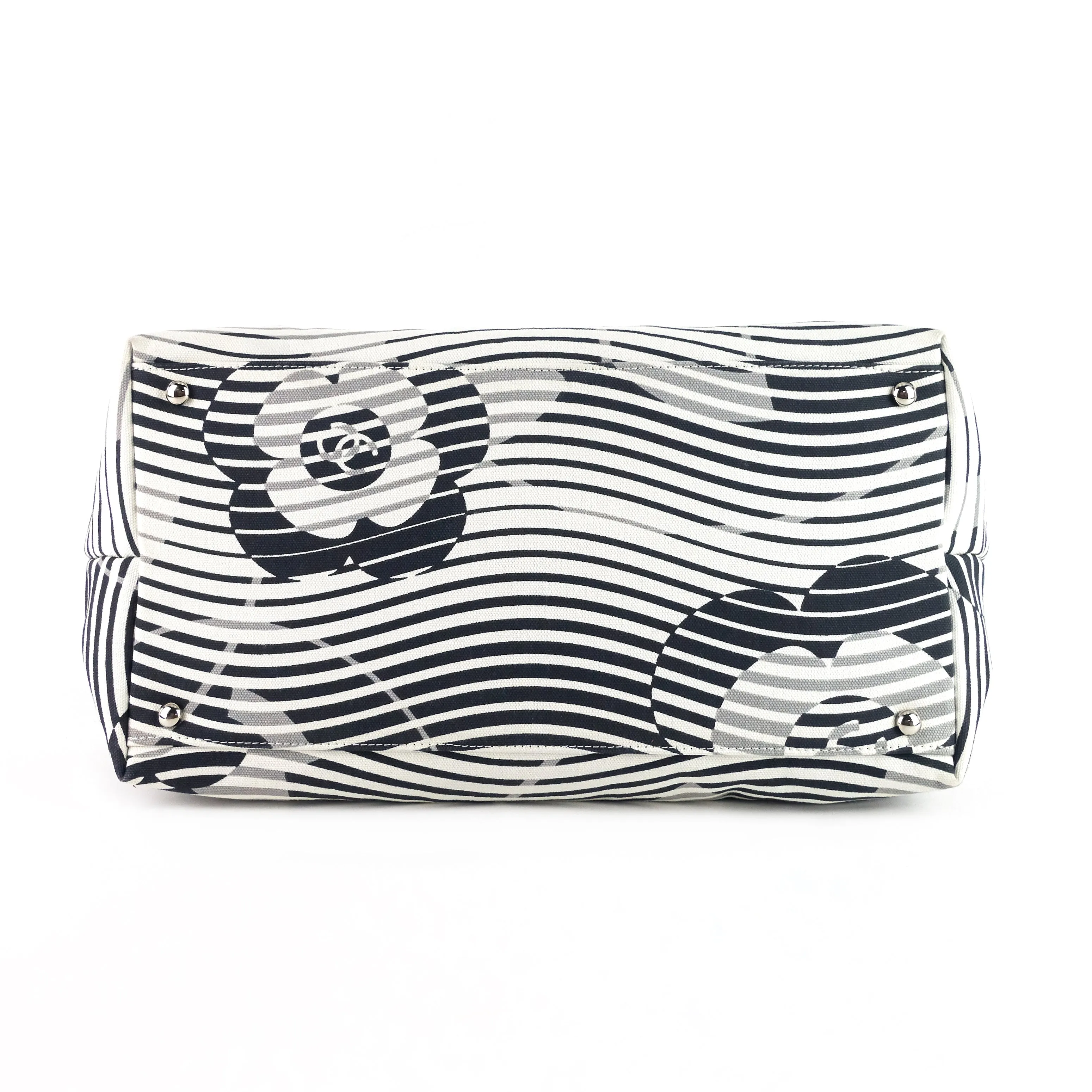 Camellia Flower Canvas Beach Tote Bag