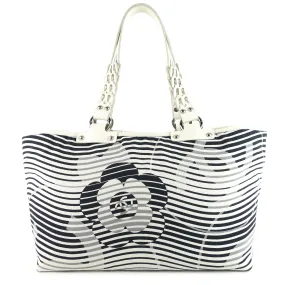 Camellia Flower Canvas Beach Tote Bag