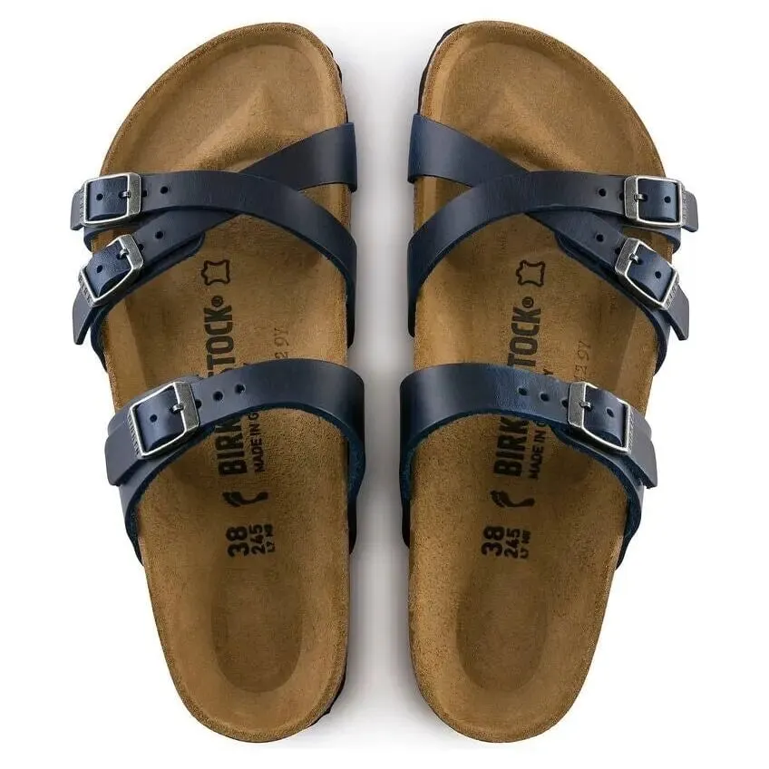 Franca Oiled Leather Regular - Blue
