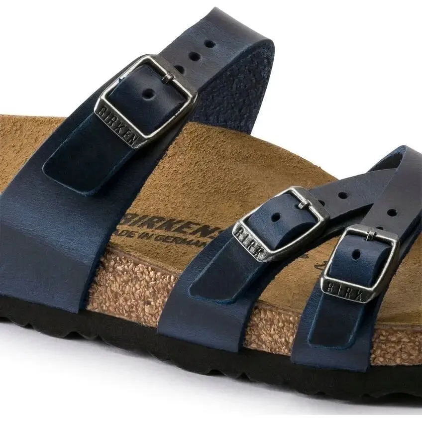 Franca Oiled Leather Regular - Blue
