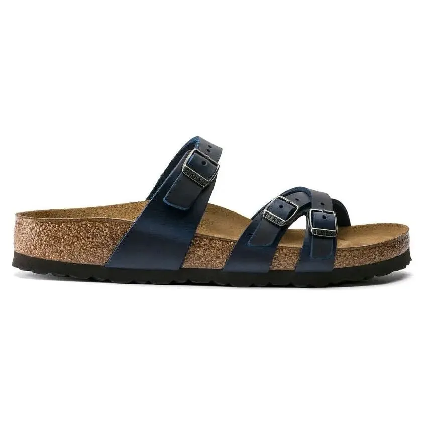 Franca Oiled Leather Regular - Blue