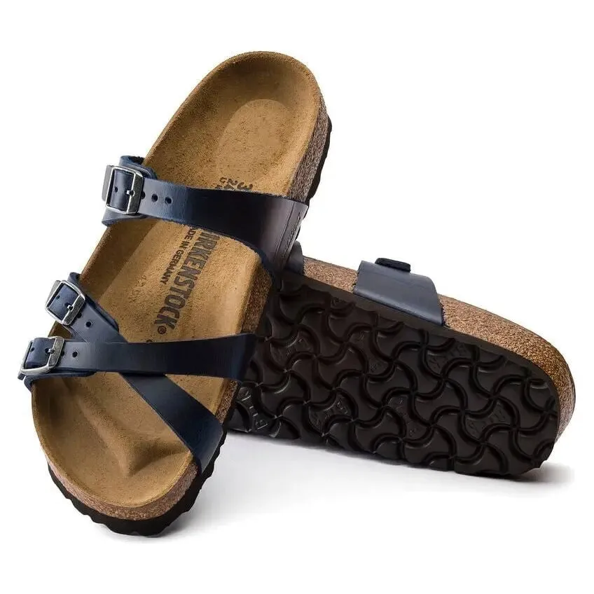 Franca Oiled Leather Regular - Blue