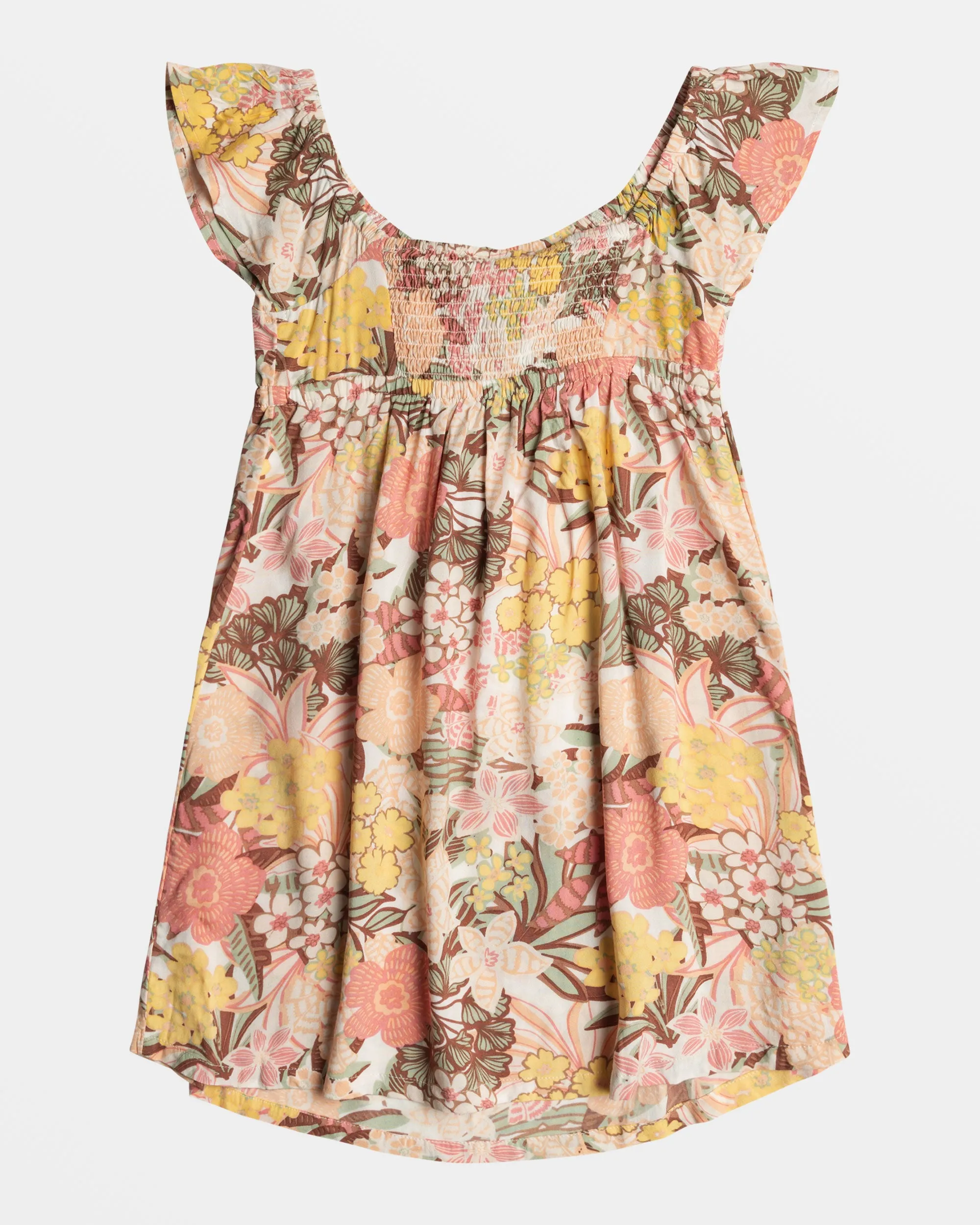 Girls 4-16 Dancing Is Done Mini Babydoll Dress - White Viva La Vida