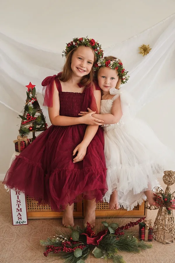 Haven Girls White Tulle Set