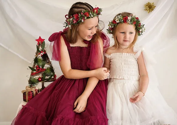 Haven Girls White Tulle Set