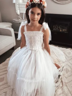 Haven Girls White Tulle Set