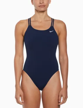 HydraStrong Solid Spiderback 1-Piece Swimsuit - Midnight Navy