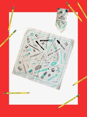 I Love Art Supplies bandana