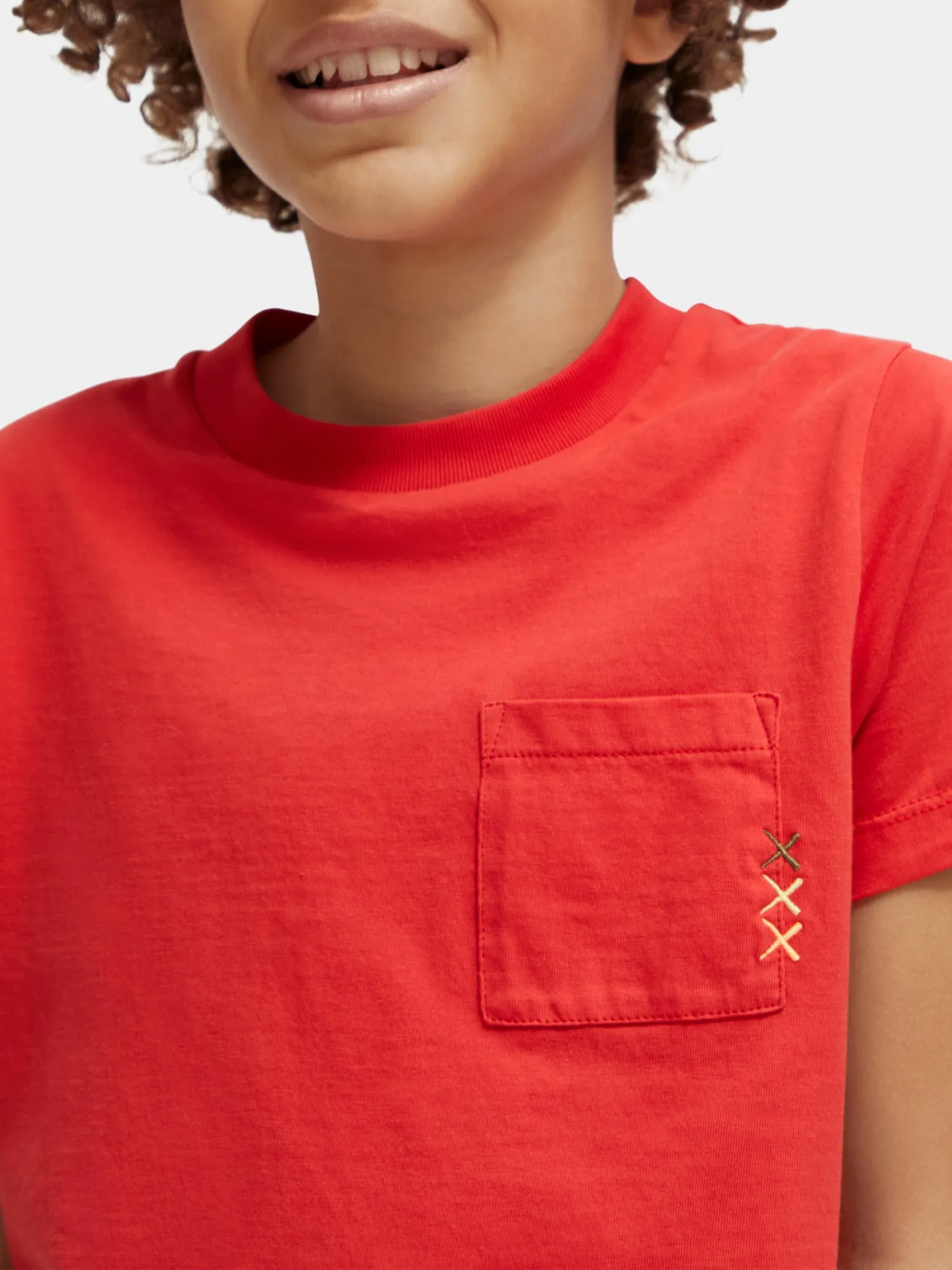 Kids - Regular-fit pocketed t-shirt