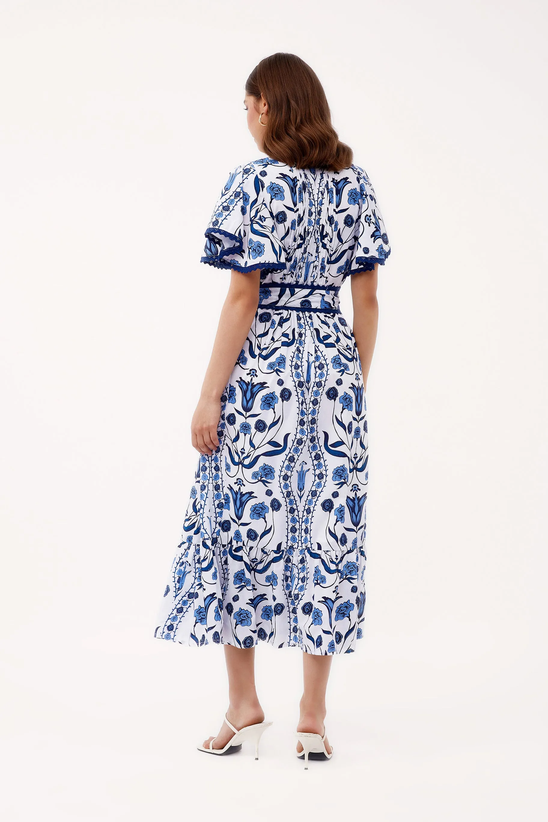 Leni Maxi Dress - Pienza Blue