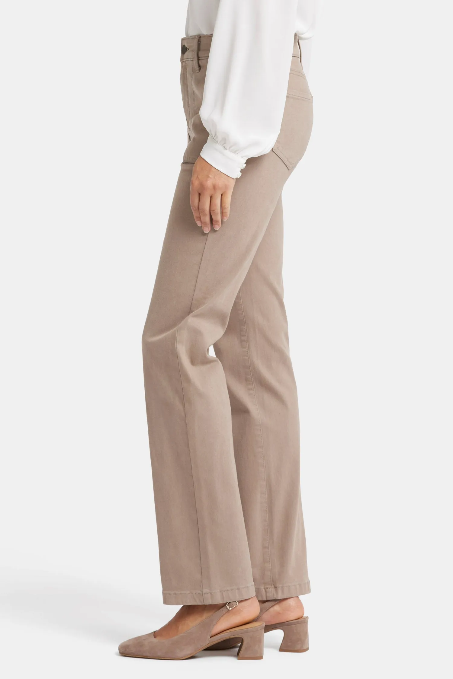 Marilyn Straight Jeans In Petite - Country Oak