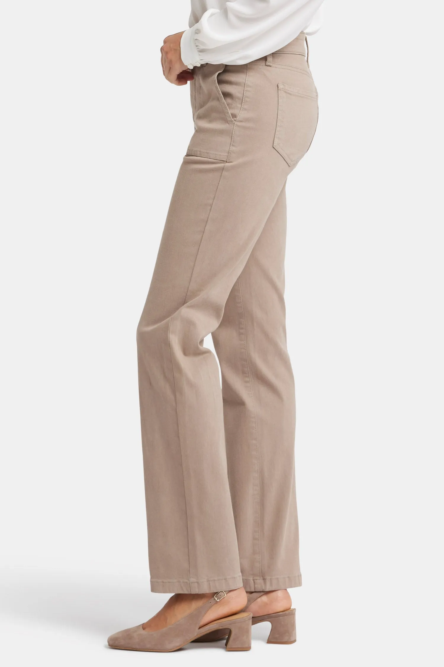 Marilyn Straight Jeans In Petite - Country Oak