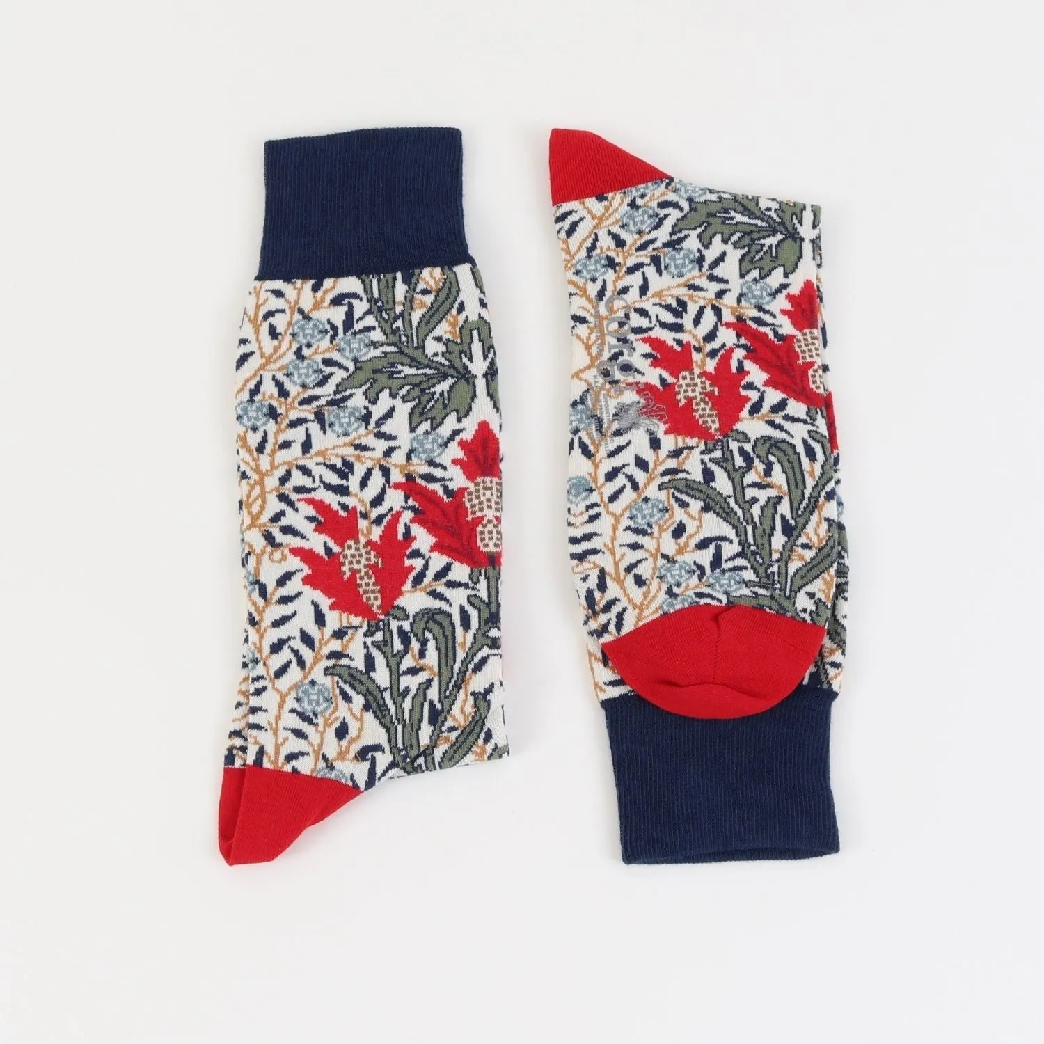 Men's William Morris Borne Cotton Socks