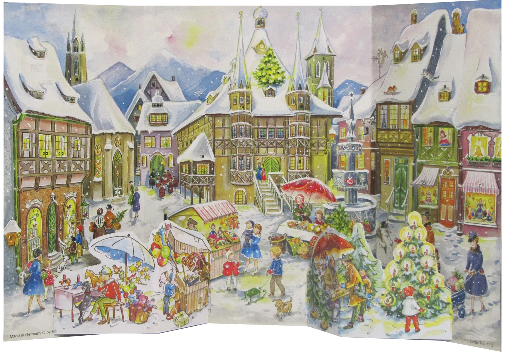 Nostalgic XL German Advent Calendar Classics