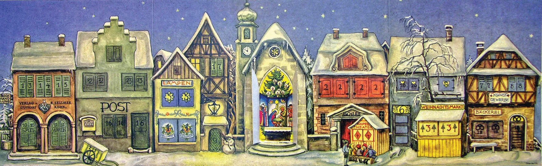 Nostalgic XL German Advent Calendar Classics