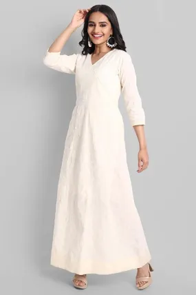 Off-white Cotton Chola Kurta