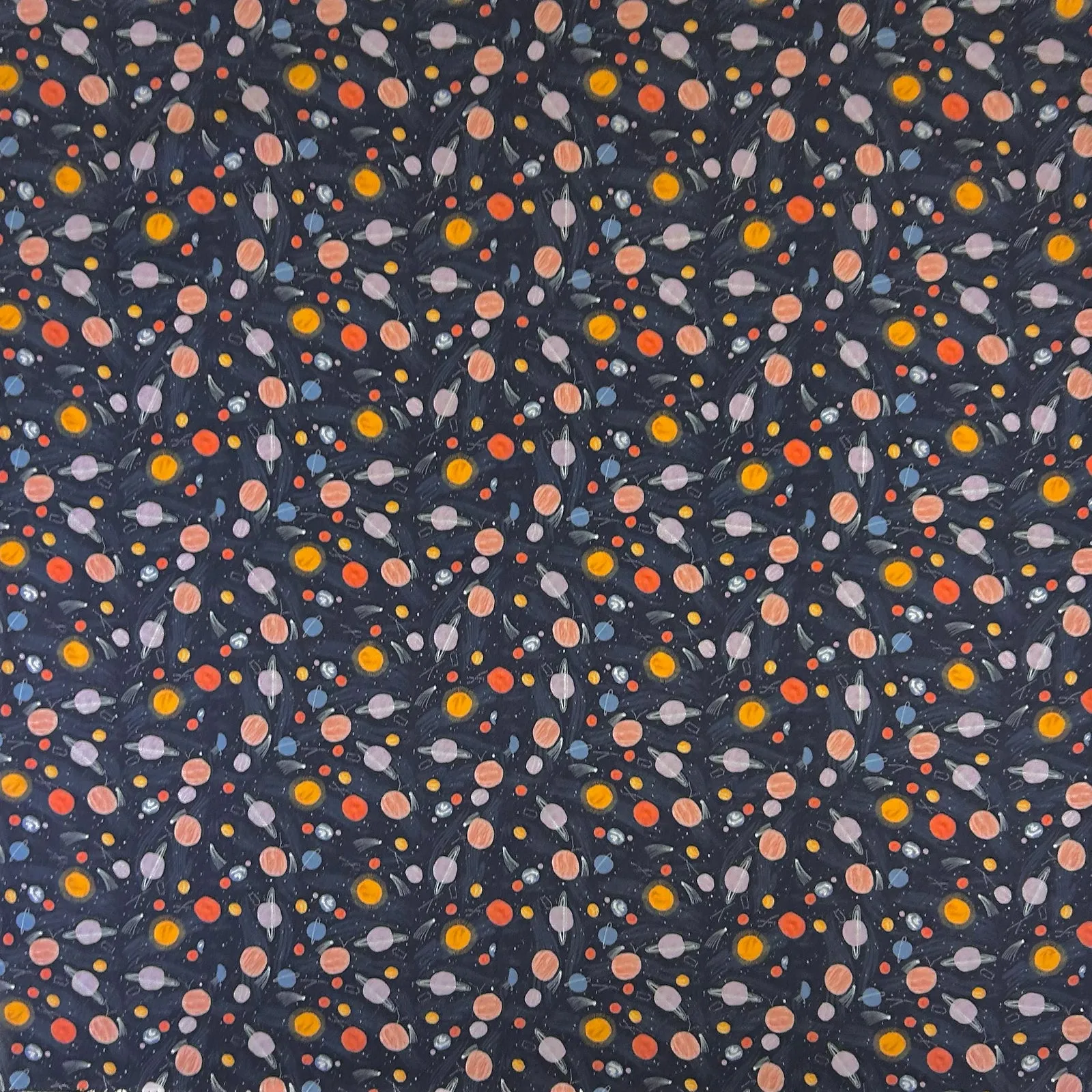Out of This World Solar System Print Western Cotton Bandana