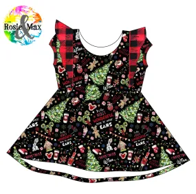 PREORDER - Christmas Wish - Ivy Flutter Dress